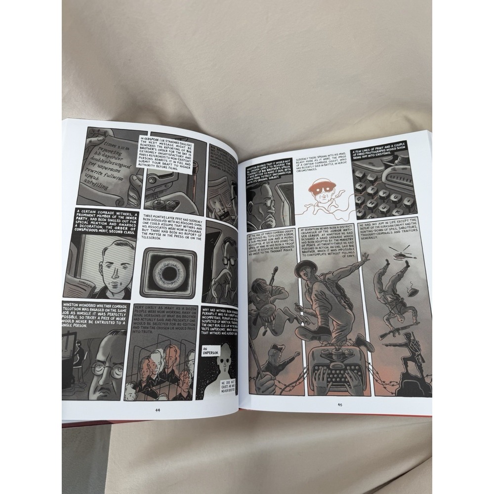 1984:‎ The Graphic Novel by George Orwell [Hardcover] Illustrated By Fido Nesti - Picture 3 of 3